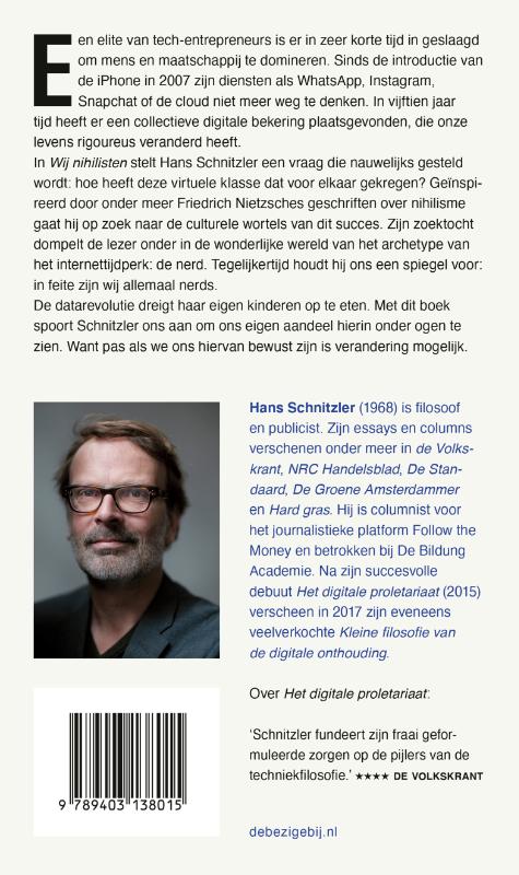 Achterkant van Wij nihilisten