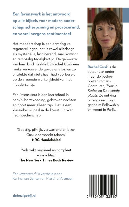 Achterkant van Een levenswerk
