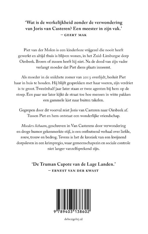 Achterkant van Moeders lichaam