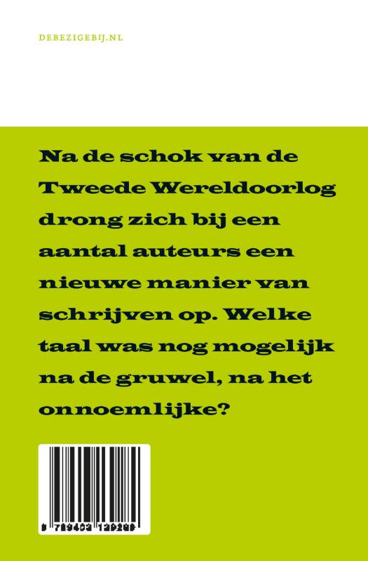 Achterkant van Het boek alfa