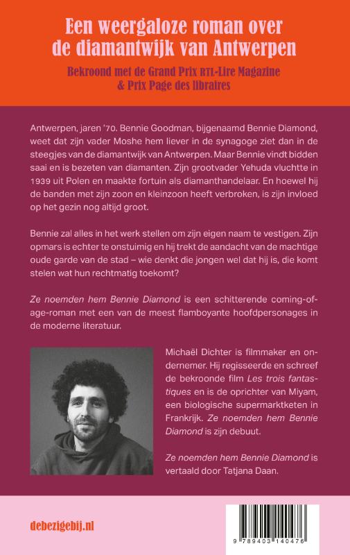 Achterkant van Ze noemden hem Bennie Diamond