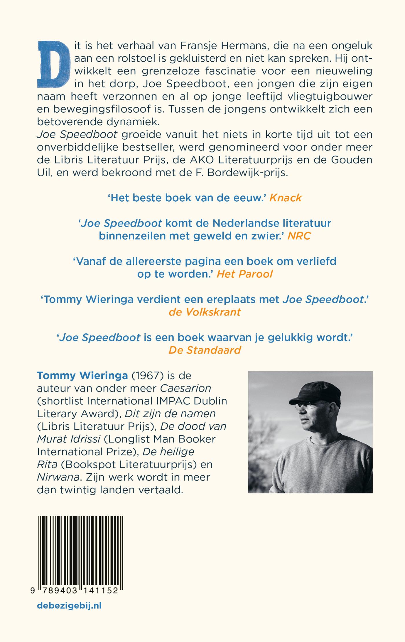 Achterkant van Joe Speedboot