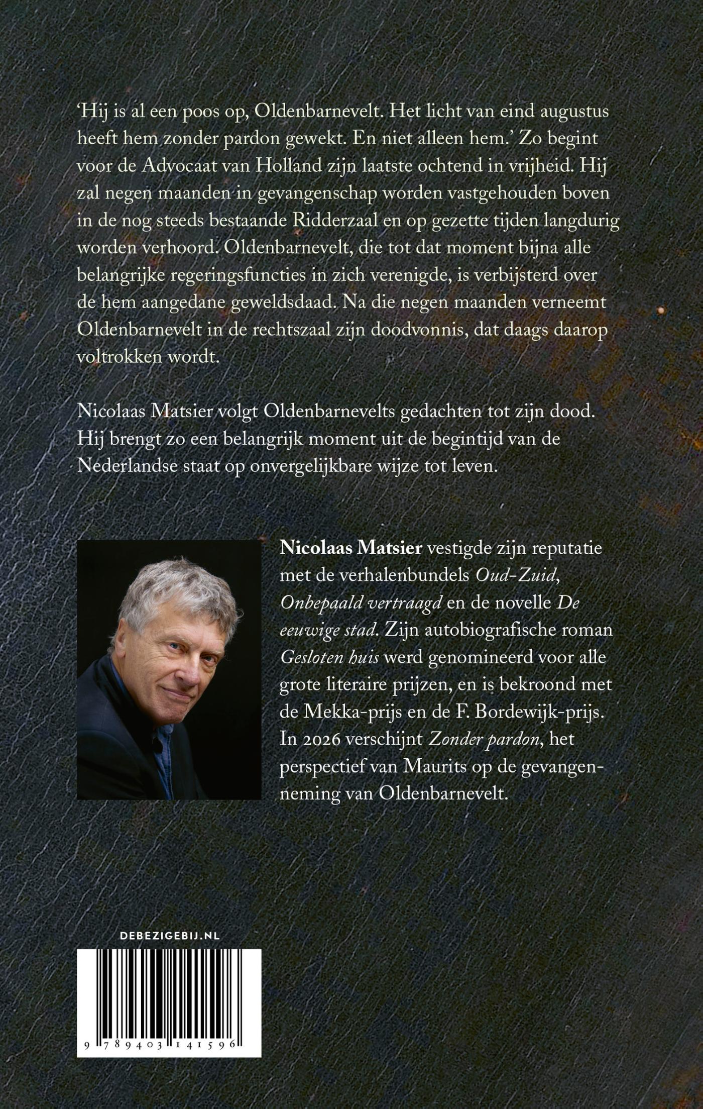 Achterkant van De advocaat van Holland