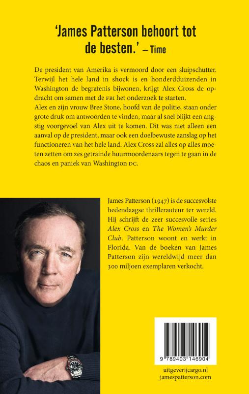 Achterkant van Doelwit Alex Cross