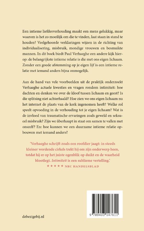 Achterkant van Intimiteit
