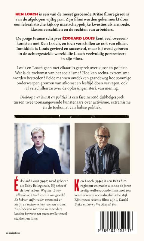Achterkant van Dialoog over kunst en politiek
