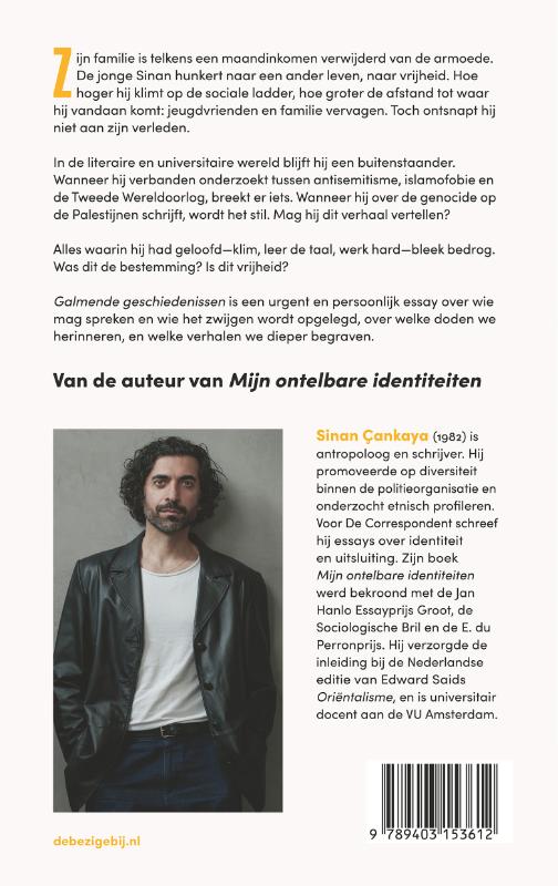 Achterkant van Galmende geschiedenissen