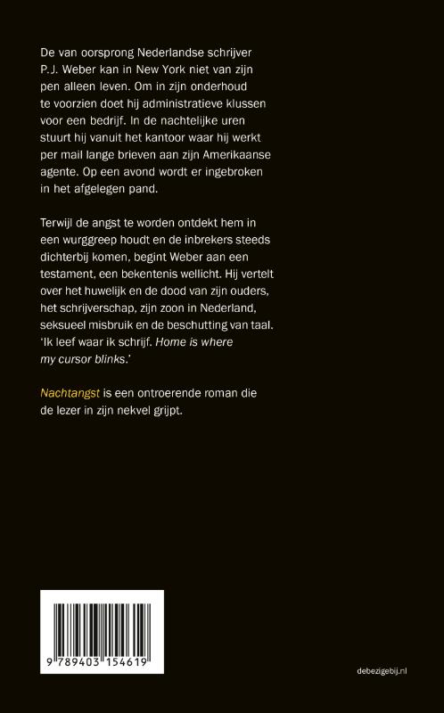 Achterkant van Nachtangst