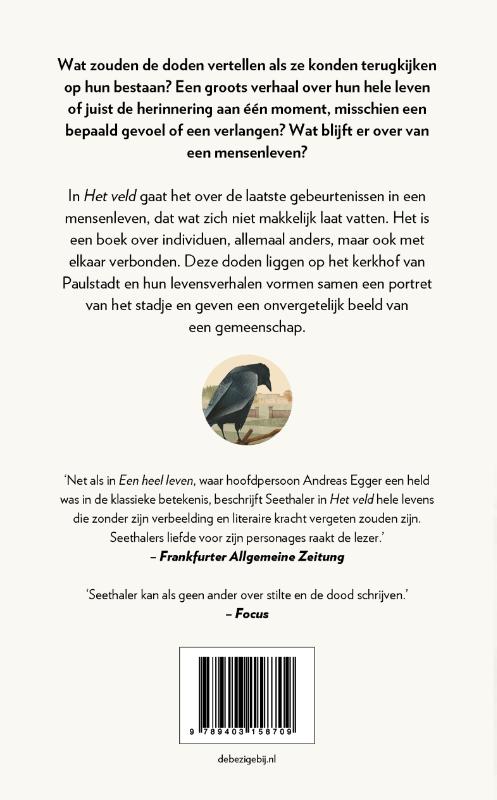 Achterkant van Het veld