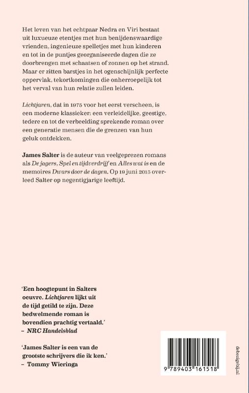 Achterkant van Lichtjaren