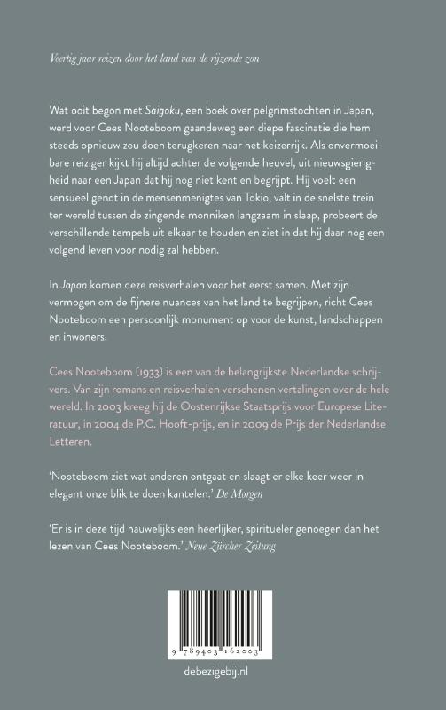 Achterkant van Japan