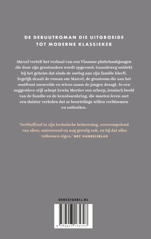 Achterkant van Marcel