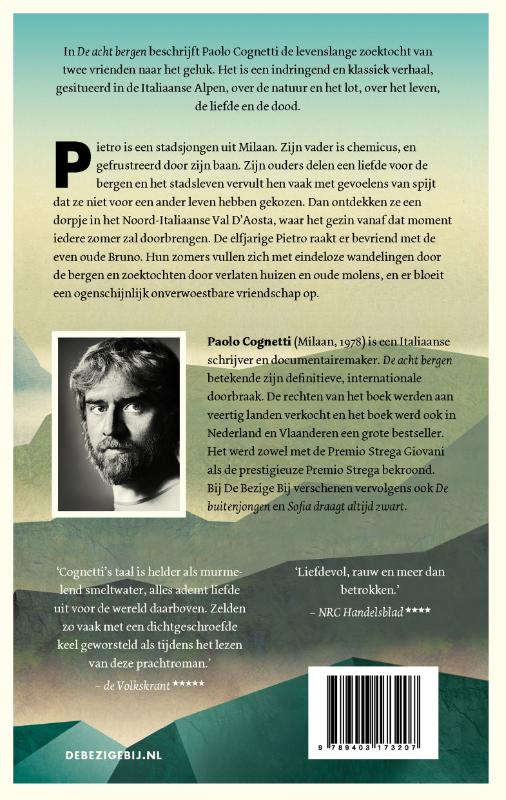 Achterkant van De acht bergen