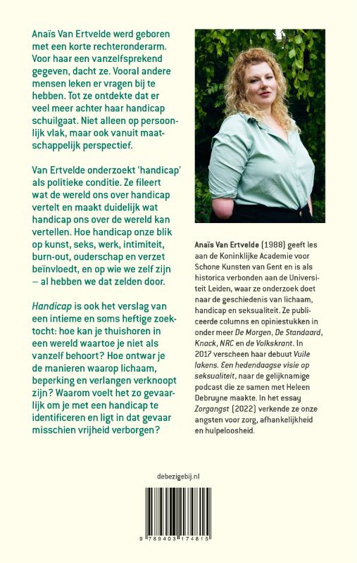 Achterkant van Handicap