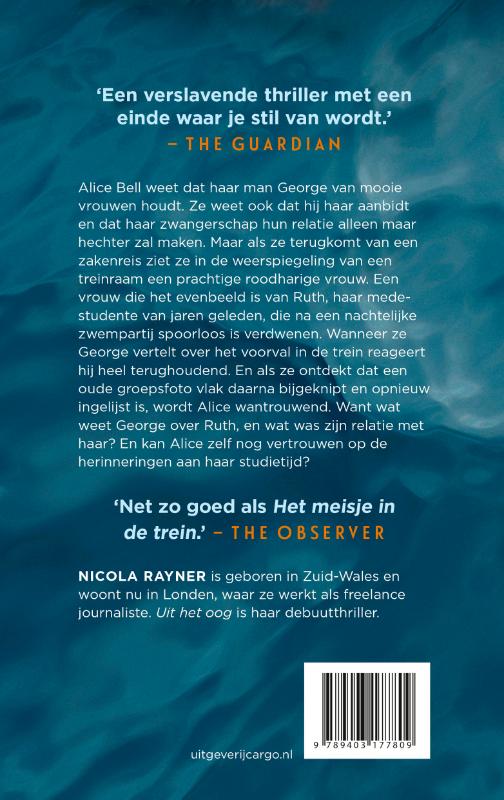 Achterkant van Uit het oog