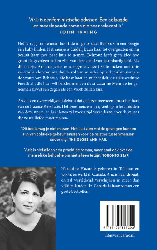 Achterkant van Aria