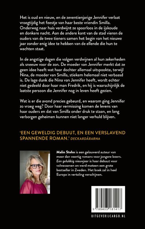 Achterkant van Een gelukkig nieuwjaar