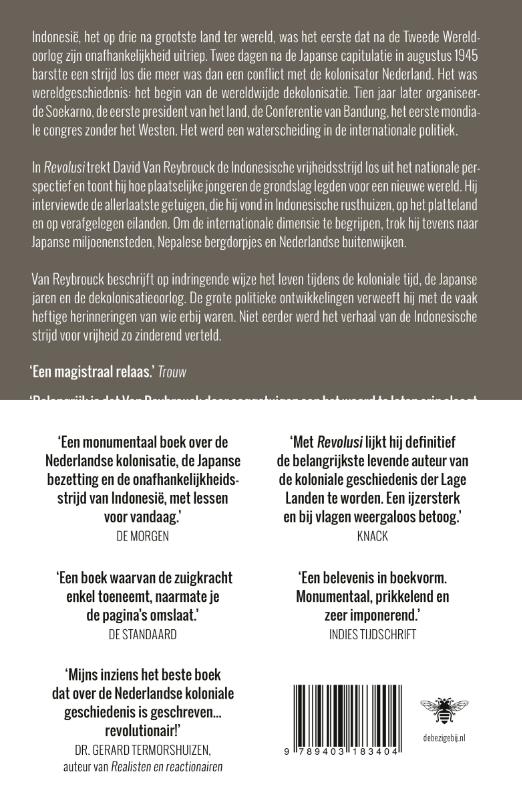 Achterkant van Revolusi