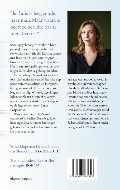 Achterkant van De therapeut
