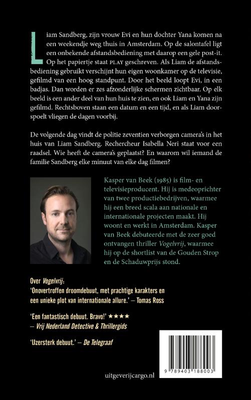 Achterkant van De honger