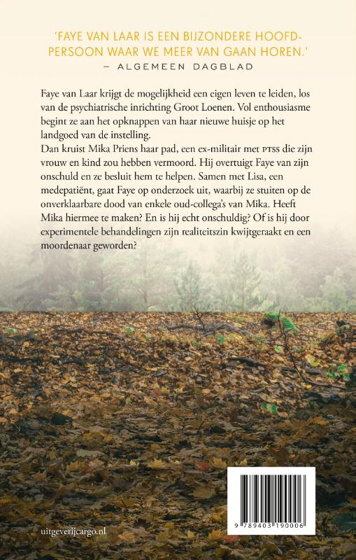 Achterkant van In vrije val