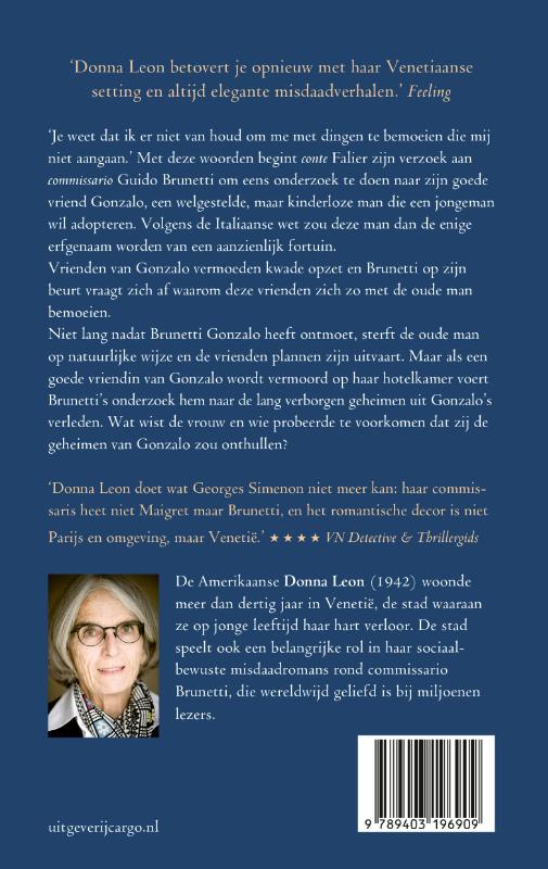 Achterkant van De troonopvolger