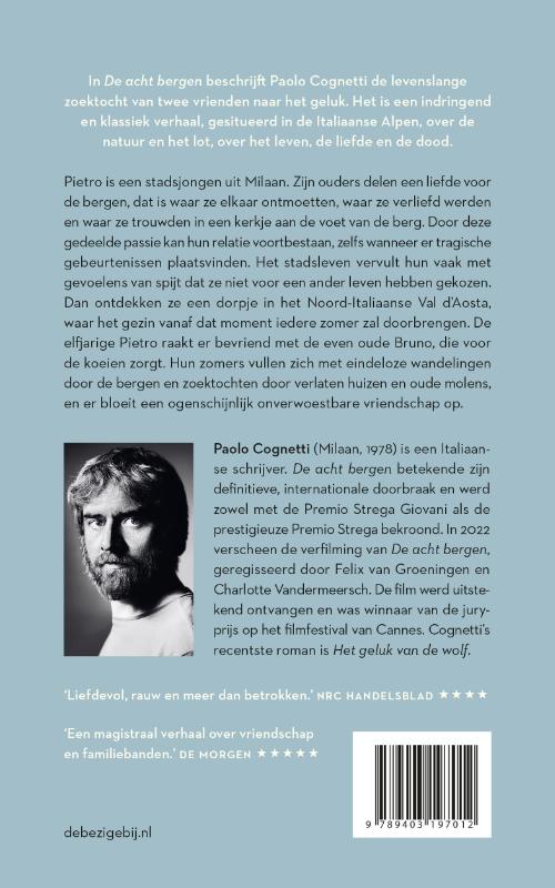 Achterkant van De acht bergen