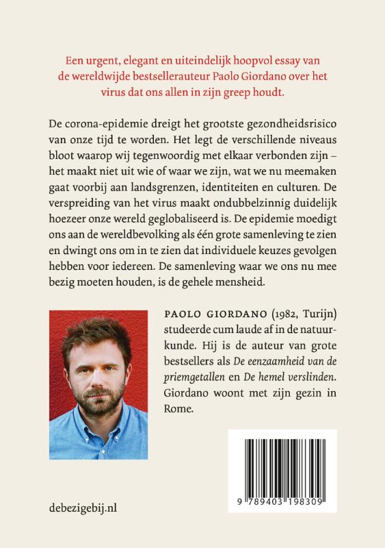 Achterkant van In tijden van besmetting