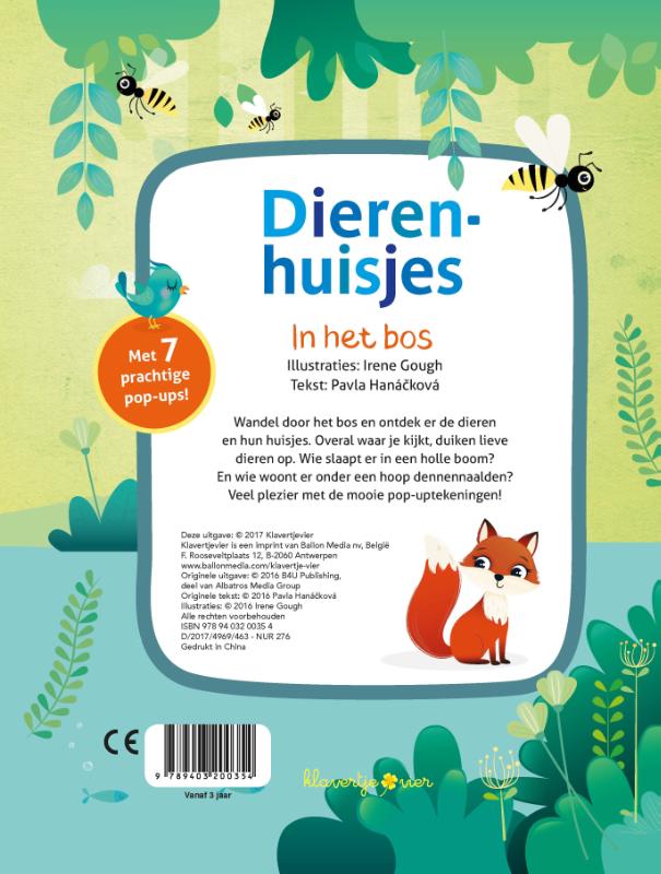 Achterkant van In het bos