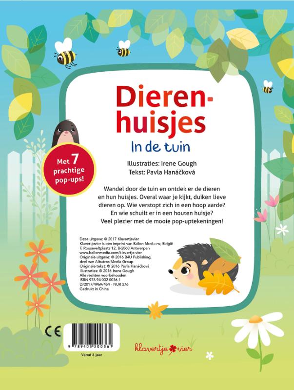 Achterkant van In de tuin