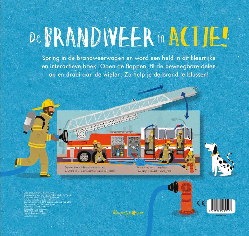 Achterkant van De brandweer in actie!