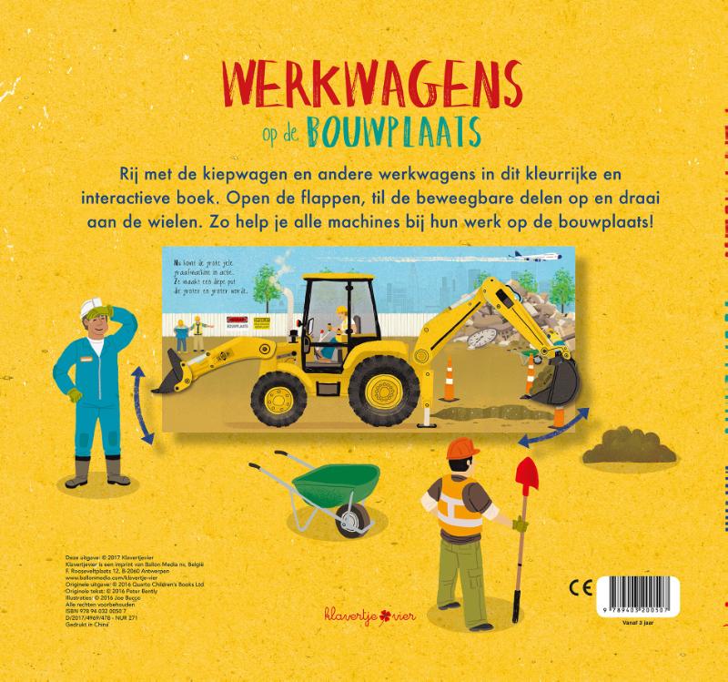 Achterkant van Werkwagens op de bouwplaats