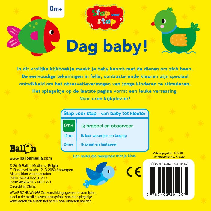 Achterkant van Dag baby!