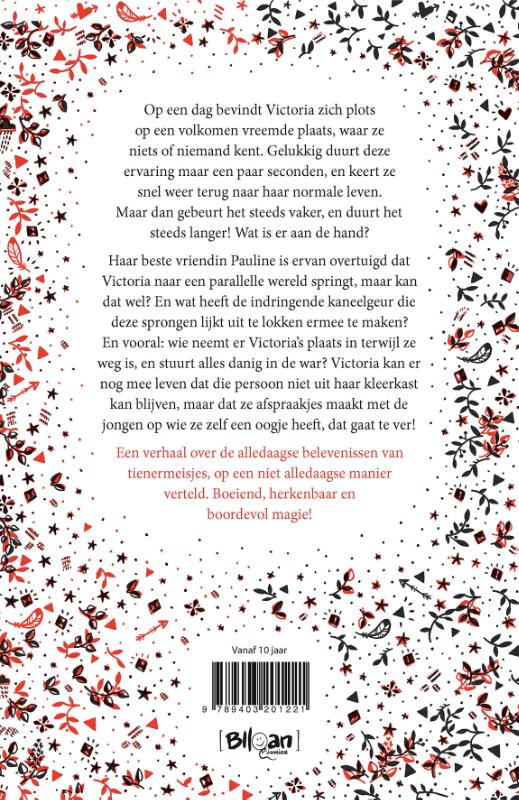 Achterkant van De verwisselde werelden van Victoria King