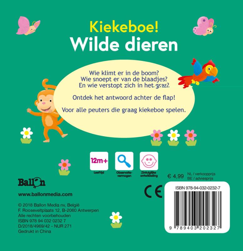 Achterkant van Wilde dieren