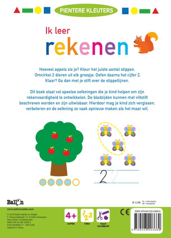 Achterkant van 4+