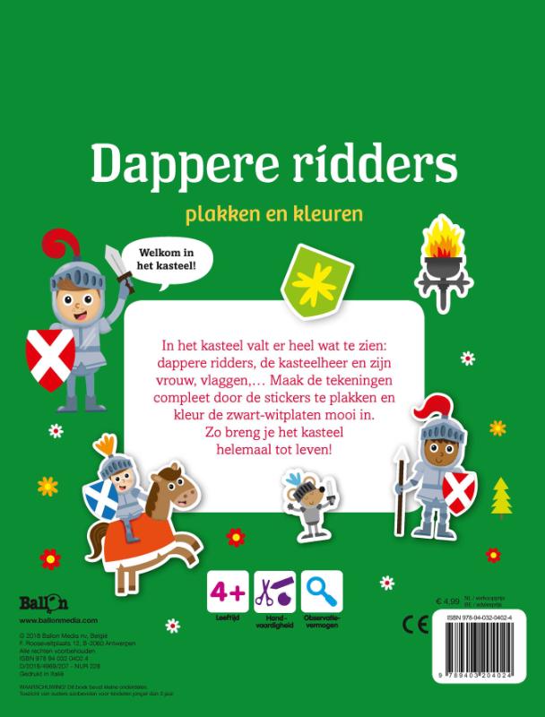 Achterkant van Dappere ridders