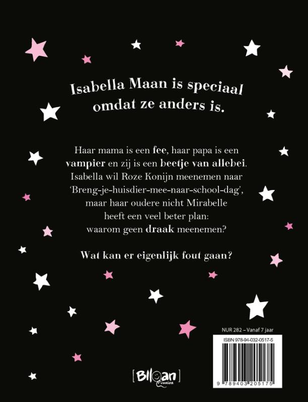Achterkant van Isabella en de draak