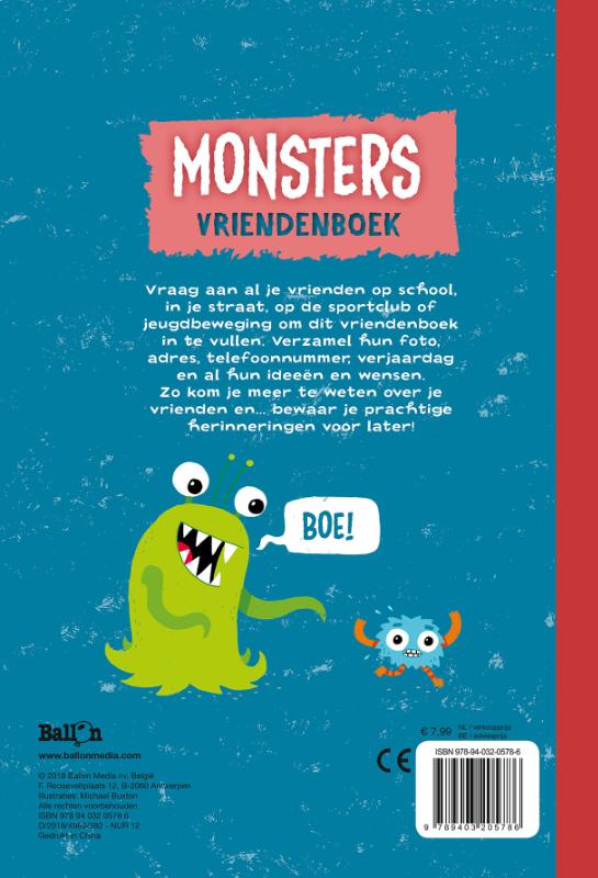 Achterkant van Monsters