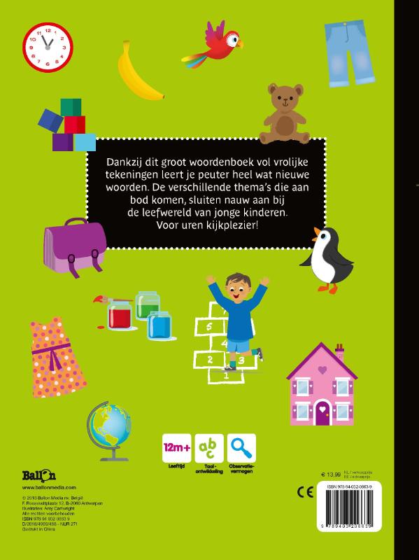 Achterkant van Mijn eerste woordenboek