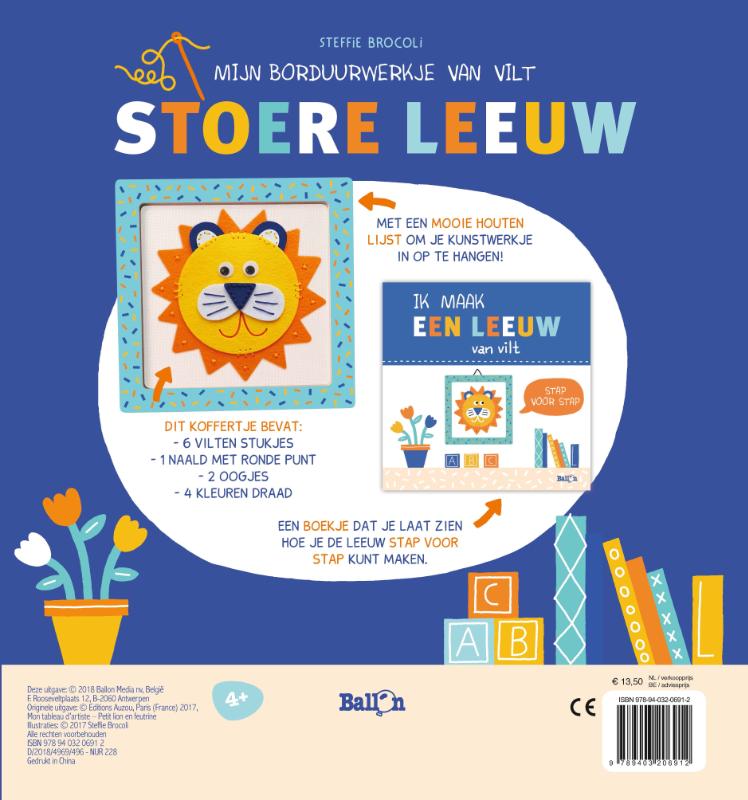 Achterkant van Stoere leeuw