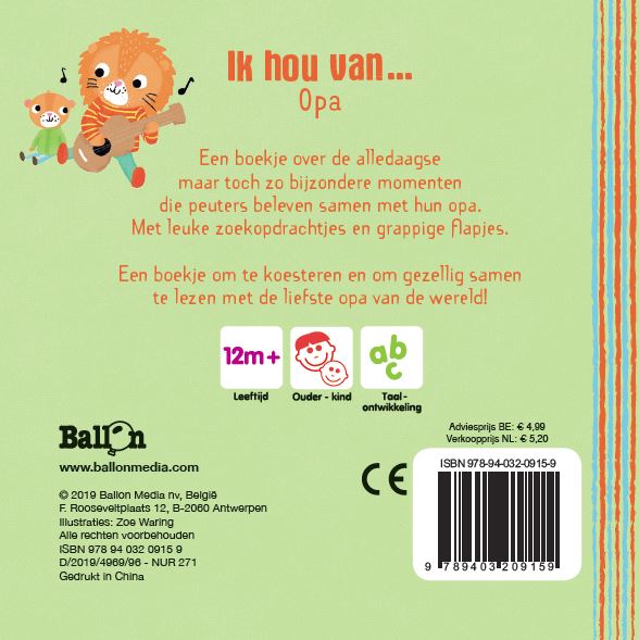 Achterkant van Ik hou van... opa