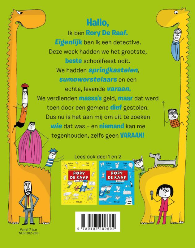 Achterkant van De grote overval