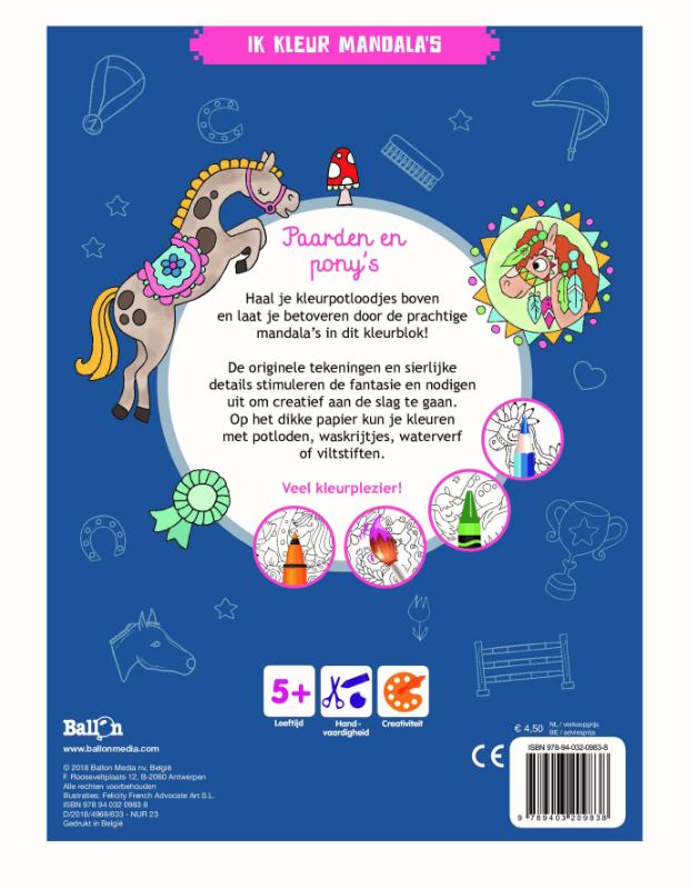 Achterkant van Paarden en pony's