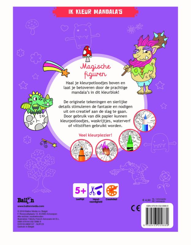 Achterkant van Magische figuren