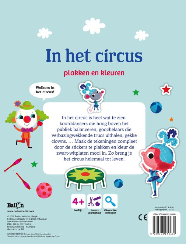 Achterkant van In het circus