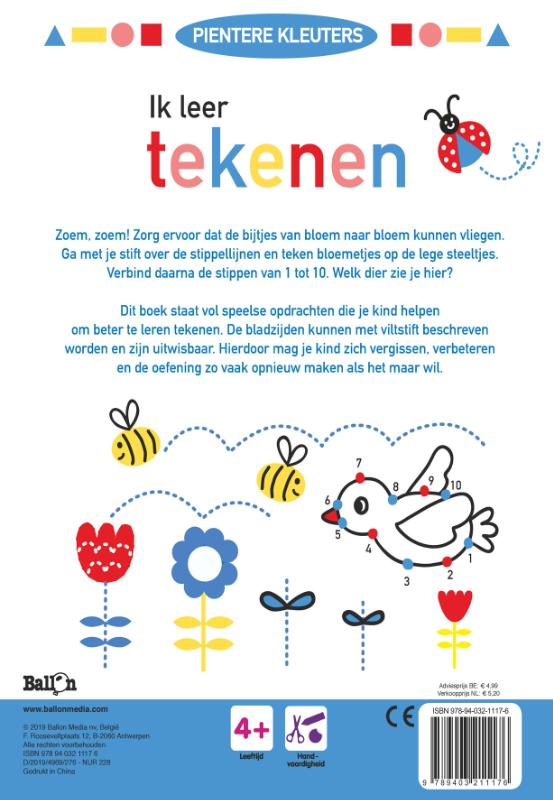 Achterkant van 4+