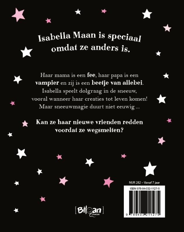 Achterkant van Isabella en de magische sneeuw