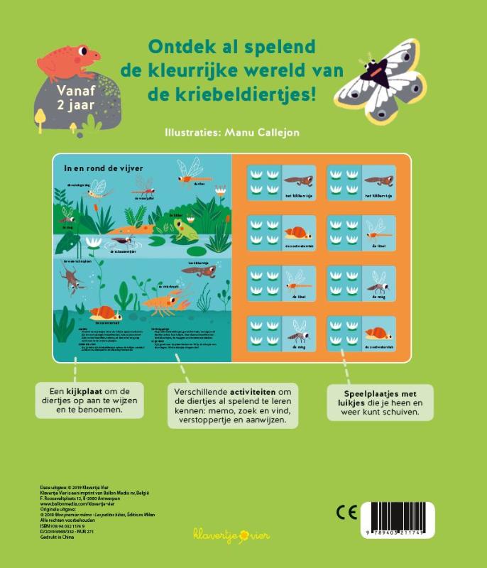 Achterkant van Kriebeldiertjes