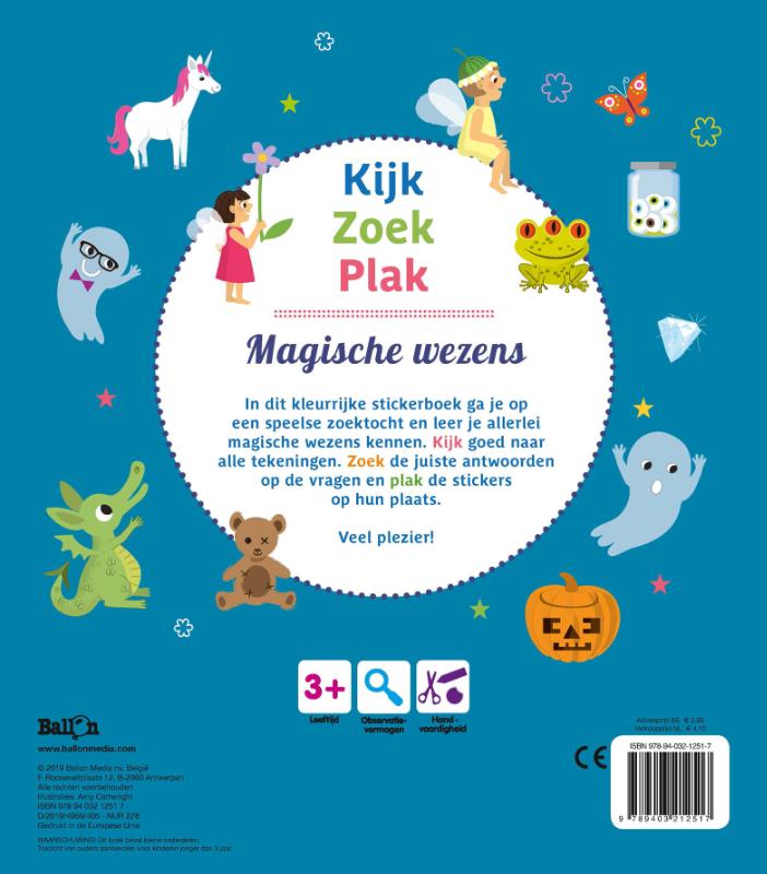 Achterkant van Magische wezens
